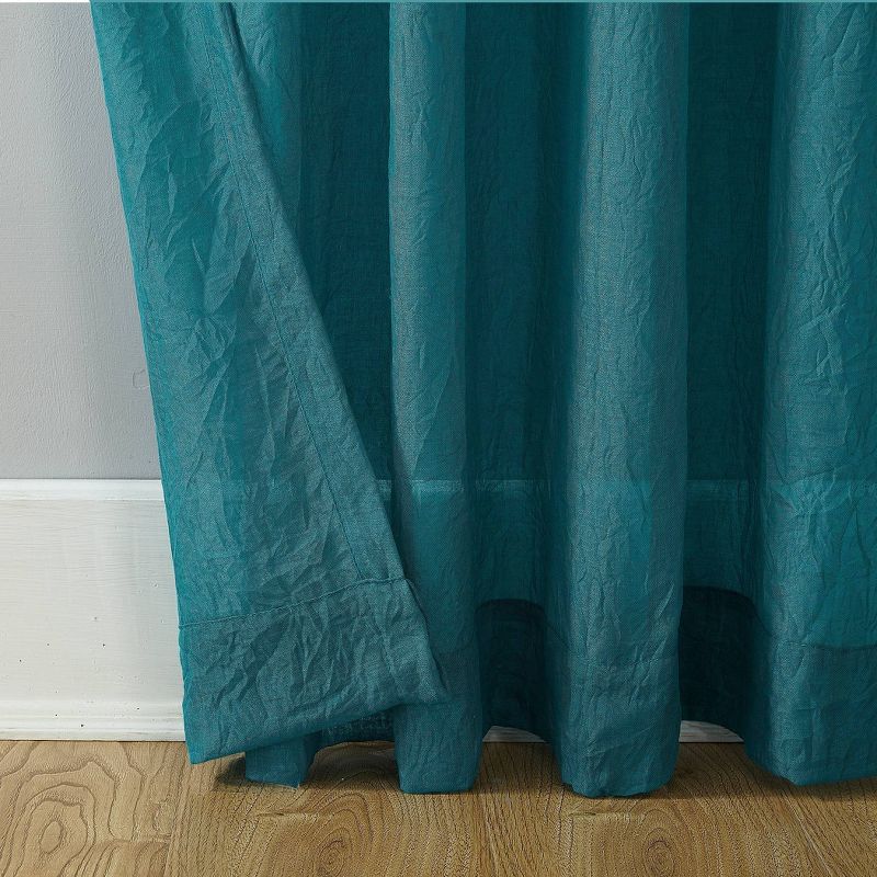 1pc Sheer Avril Crushed Textured Window Curtain Panel - No. 918, 4 of 14