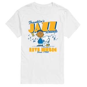 Men's - Peanuts - Franklins Jazz Lounge Short Sleeve Graphic T-Shirt - 1 of 4