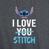 Women's - Lilo and Stitch - I Love Stitch Graphic Racerback Tank - 2 of 4