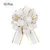 Unique Bargains Christmas Wedding Gift Wrapping Large Pull Bow 10 Pcs - 3 of 4