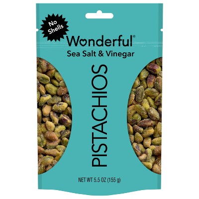 Wonderful Sea Salt & Vinegar No Shell Pistachios - 5.5oz