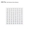 Unique Bargains Heart Shape Self Adhesive Arts Makeup DIY Rhinestone Stickers 256 Pcs - 3 of 4