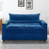 RISOKEYS Convertible Sofa Bed - 3-in-1 Multi-Functional Velvet Couch Pull-Out Bed, Sofa with Adjustable Backrest, Perfet for Living Room - 2 of 4