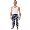 Seven Times Six Magic The Gathering Men's Mana Color Logo Symbols Sleep Lounge Pajama Pants Black - 4 of 4