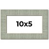 PosterPalooza | Panoramic Sculpted Blue Picture Frame - UV Acrylic, Foam Board Backing, Hanging Hardware - 2 of 4