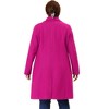 Agnes Orinda Women's Plus Size Fashion Notched Lapel Double Breasted Pea Coats - 4 of 4