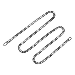 Unique Bargains Shoulder Bag Handbag Iron Flat Purse Chain Strap with Buckles - 1 of 3