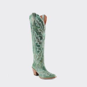 Buck & Brana Julia Leather Cowgirl Boots - Sophisticated Western Footwear ju7800 - 1 of 4