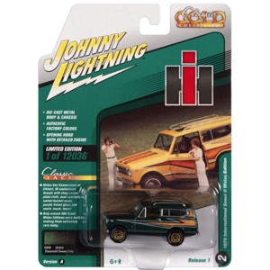 Auto World 1/64 1979 International Scout, Emerald Green, Midas Edition Johnny Lightning JLSP223-A - 1 of 3