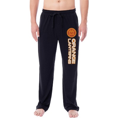 Dc Comics Mens' Green Lantern Logo Sleep Pajama Pants -orange Lantern ...