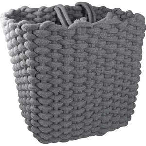 Stor-All Square Cotton Woven Basket With Handles For Organizing Great For Storage Basket Laundry Toys - 1 of 2