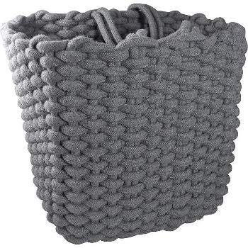 Stor-All Square Cotton Woven Basket With Handles For Organizing Great For Storage Basket Laundry Toys