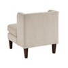 Sapphtopaz 1pc Modern Accent Chair Corduroy Fabric Upholstery Lounge Chair with Cushion Seat, Living Room Chair Comfy Chair - 4 of 4