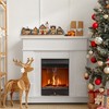 Casafield Pre-Lit Wooden Christmas Village - Traditional Winter Holiday Mantel and Tabletop Décor - 3 of 4