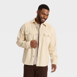 Men's Vintage Long Sleeve Utility Shirt - Goodfellow & Co™ - 1 of 3
