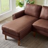 82.2" L-Shape Sofa Couch, Upholstered Deep Seat Sofa Couch,Comfy Loveseat for Living Room Bedroom Apartment Office - 4 of 4