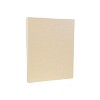 JAM Paper Parchment 65lb Cardstock 8.5 x 11 Coverstock Natural Recycled 171116 - 2 of 2