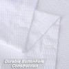 Soft Microfiber Shower Curtain, Embossed Fabric Bathroom Curtain or Liner, Decorative Textured, Machine Washable - 3 of 4