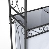 TOBILI Multi-Functional Laundry Hamper Organizer with Hanging Rail and Storage Shelf ¨C Rolling Laundry Cart with Wheels, Heavy Duty Metal Frame - 3 of 4