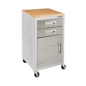 Seville Classics UltraHD 2-Drawer Rolling Cabinet, 20" x 18" x 34.7" - 1 of 4