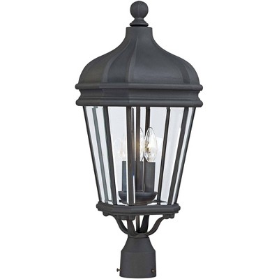 Minka Lavery Rustic Outdoor Post Light Fixture Black 25