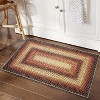 Machine Washable Runner Rug - Print Braided Non-Slip Indoor/Outdoor Carpet, Low Pile Non-Shedding Area Rug for Kitchen, Entrance Hallway - 3 of 4