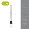 True Bar Muddler for Cocktails - Cocktail Muddler Stainless Steel with Textured Plastic Base - Dishwasher Safe, 10 Inches Set of 1 - 3 of 4