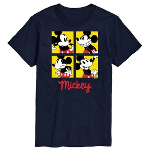 Men's - Disney - Mickey Face Animation Short Sleeve Graphic T-Shirt - 1 of 4