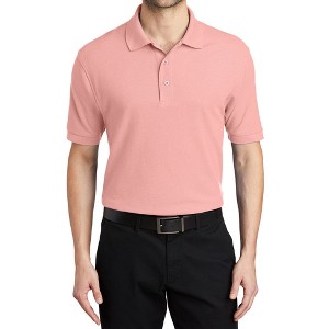 Mafoose Men's Short Sleeve Soft Silk Touch Classic Polo Shirt for Everyday Comfort - 1 of 4
