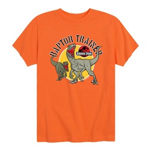Boys' - Jurassic Park - Raptor Trainer Short Sleeve Graphic T-Shirt - 1 of 4