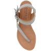 Journee Collection Womens Kyle Ankle Wrap Low Block Heel Sandals - 4 of 4