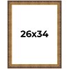 PosterPalooza | Museum Gold Picture Frame - UV Acrylic, Foam Board Backing, Hanging Hardware - 2 of 4