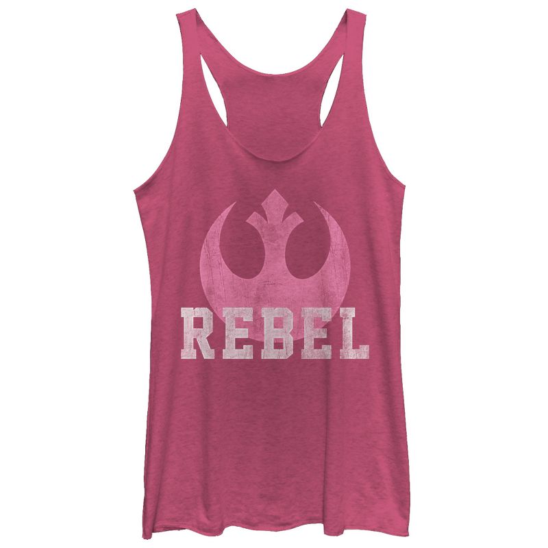 Women's Star Wars The Force Awakens Rebel Racerback Tank Top, 1 of 4