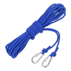 Unique Bargains Hollow Braided Polypropylene Anchor Rope with Hook for Marine Life Boat - 1 of 4