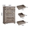 47" Tall Dresser Wood Chest of Drawers, 7 Drawer Dresser for Bedroom, Living Room - 2 of 4