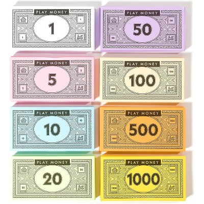 Apostrophe Games Opoly Play Money – Play Money for Board Games - 520pcs