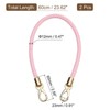 Unique Bargains PU Leather Braided Fashion Women's Handbag Purse Strap 2 Pcs - 2 of 4