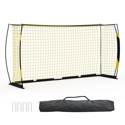 32x3ft Professional Portable Volleyball Net Set With Adjustable Poles Ball Pump