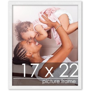 PosterPalooza | 17x22 Wood Frame with UV Acrylic, 6 Finishes: Black, White, Bronze, Silver, Wood, Mahogany - 1 of 4