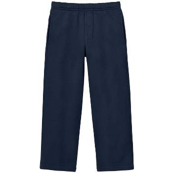 City Threads USA-Made 100% Cotton Fleece Soft Lightweight Straight Leg Pocket Pant for Boys