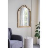 Vynxaria 23.6" x 37.3" Baroque Style Gold Arch Mirror - 4 of 4