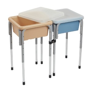 ECR4Kids 2-Station Sand and Water Adjustable Play Table, 1 - 1 of 4