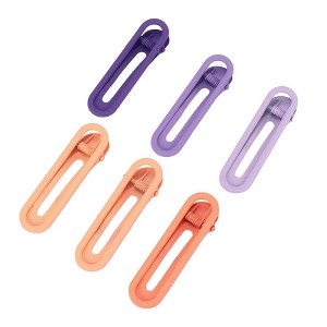 Unique Bargains Women's Classic Fashion Hair Clips 6 Pcs - 1 of 3