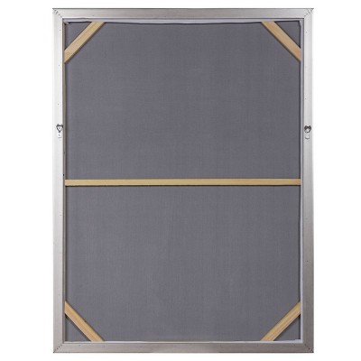 Large Gray and Yellow Abstract Oil Painting on Canvas