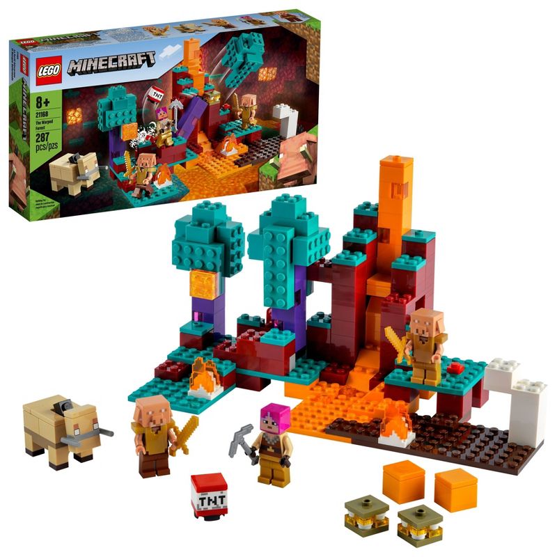 LEGO Minecraft The Warped Forest Building Toy 21168, 1 of 13