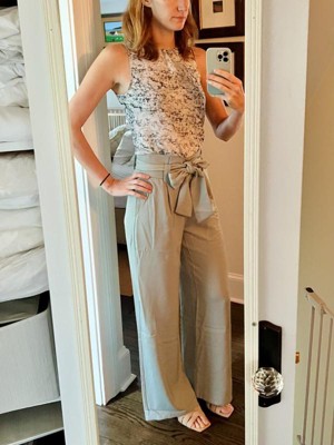 Petal And Pup Womens Kieran Pants - Sage Green, 0 : Target