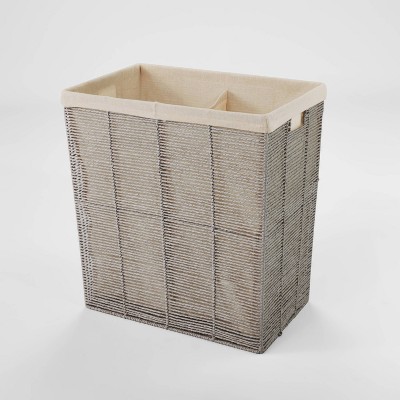Twisted Rope Double Hamper Gray - Brightroom™