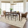 Washable Area Rugs Floral Living Room Bedroom Carpet Non-Slip Low Pile Vintage Soft Thin Throw Rug - 2 of 4