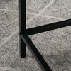 Engineered Wood Writing Desk with Lower Shelf and Durable Metal Frame - 2 of 4