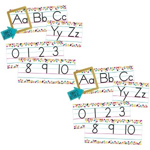 Teacher Created Resources® Confetti Alphabet Line Bulletin Board Set, 2 Sets - 1 of 2